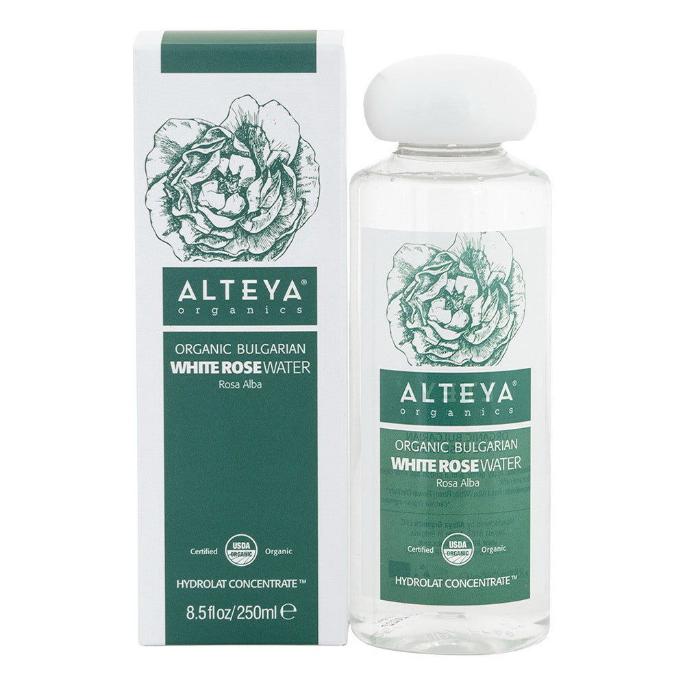 Alteya Organics Bulgarian White Rose Water, 8.5 Oz
